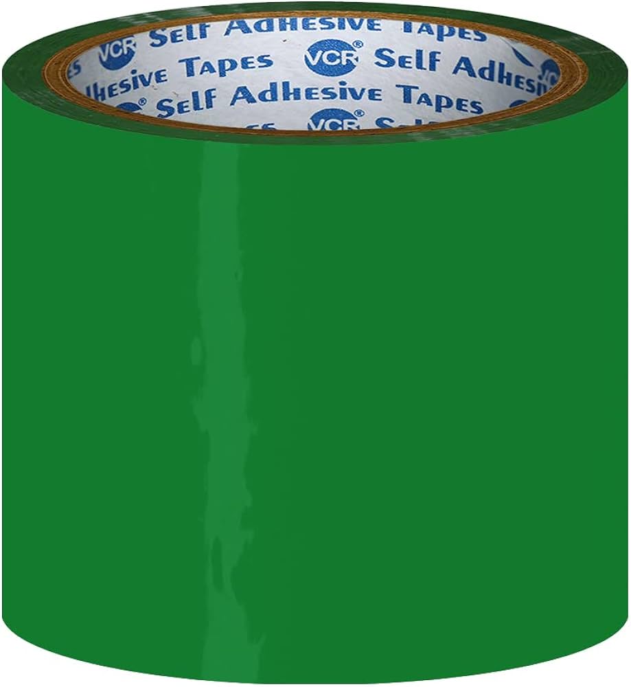 Adhesif Color: GREEN Length: 50 m Size: 48 mm