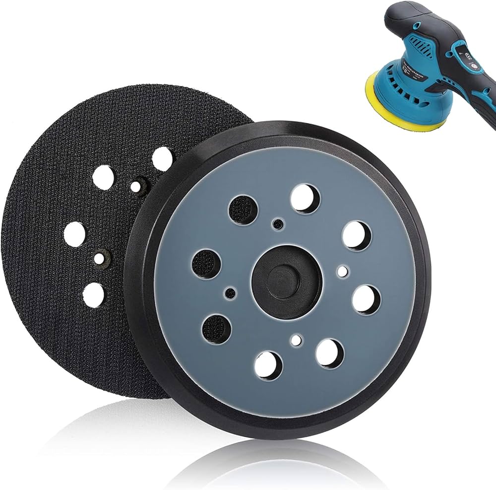 Plateau de ponçage velcro de 125 mm pour ponceuse