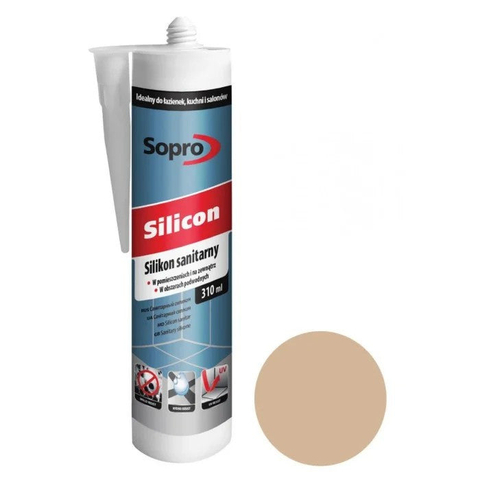 Silicone sanitaire Sopro Silicon «Umbra 58» – 310 ml