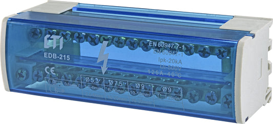 ETI - Bloc de distribution ETI 001102302 EDB-215 2p L+PE/N 125A