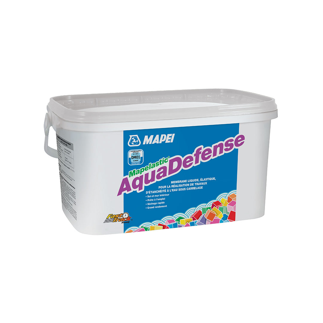 MAPEI - MAPELASTIC AQUADEFENSE Membrane liquide prête à l'emploi - Application Rapide - Intérieur - Seau de 7 Kg