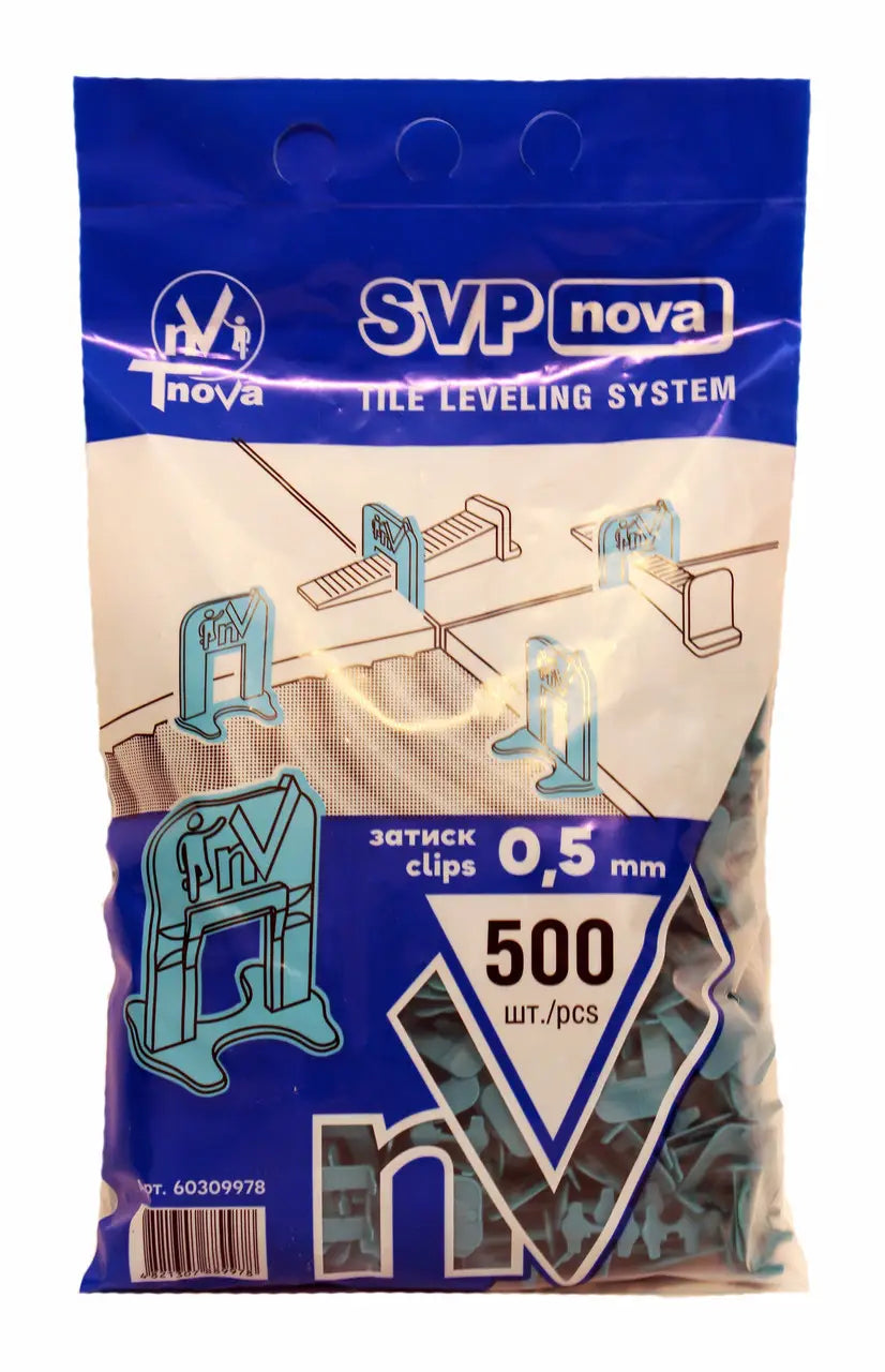 SVP - Croisillons autonivelants à cale 0.5 mm 500 pcs