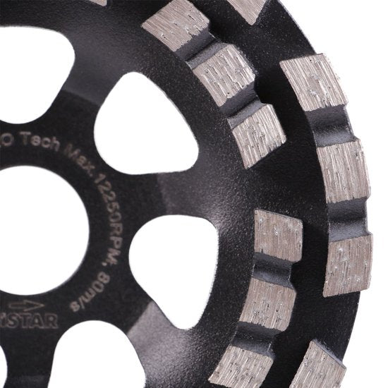 DISTAR Pro Tech – Meule boisseau diamantée pour béton et pierre – Ø 125 mm – 22,23 mm