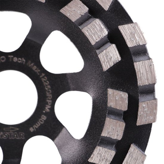 DISTAR Pro Tech – Meule boisseau diamantée pour béton et pierre – Ø 125 mm – 22,23 mm