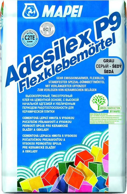 MAPEI - Mortier-colle Adesilex P9 C2TE 25 kg BLANC