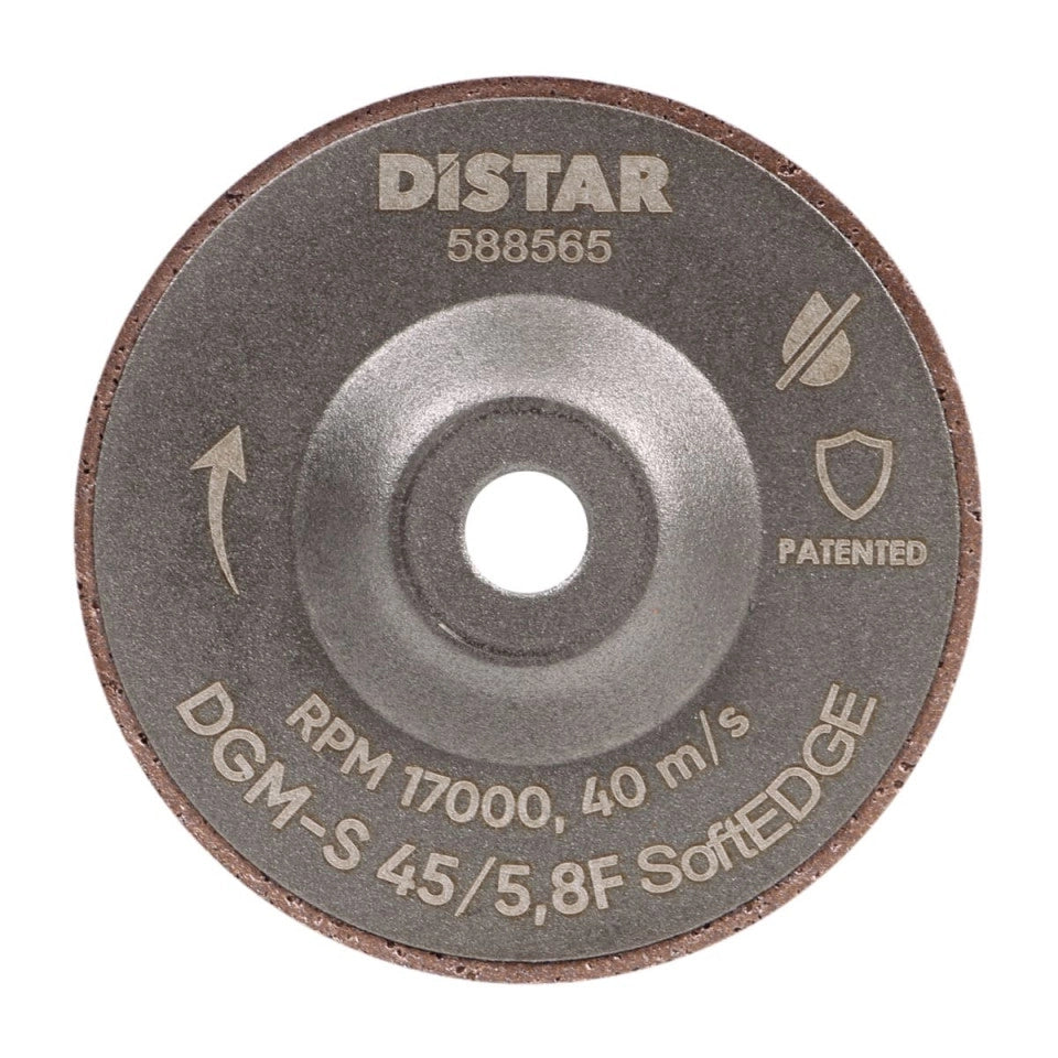 DISTAR SoftEDGE – Meule de rectification diamantée pour carrelage et grès cérame – Ø 45 mm