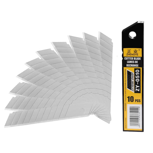 ZY-0510 Custom 18mm Snap off Blades SK2 High-carbon Steel Utility Knife Blade 0.5mm Sharp Replacement Blades
