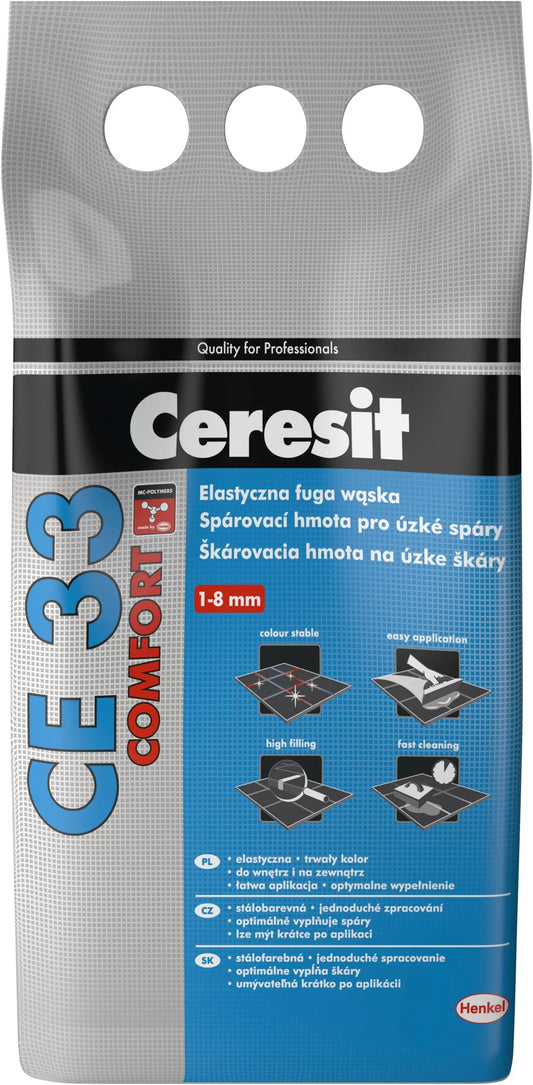 CERESIT - Joint pour carrelage Ceresit CE 33 2 kg beige