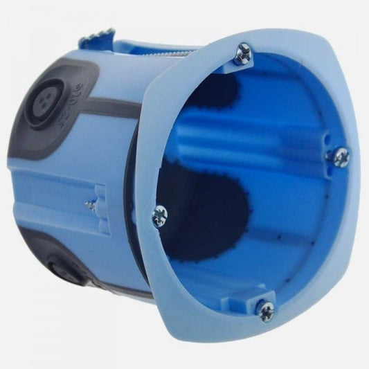 WIONEX – boîte électrique d’encastrement W03 70×51 pour plaques de plâtre, bleue