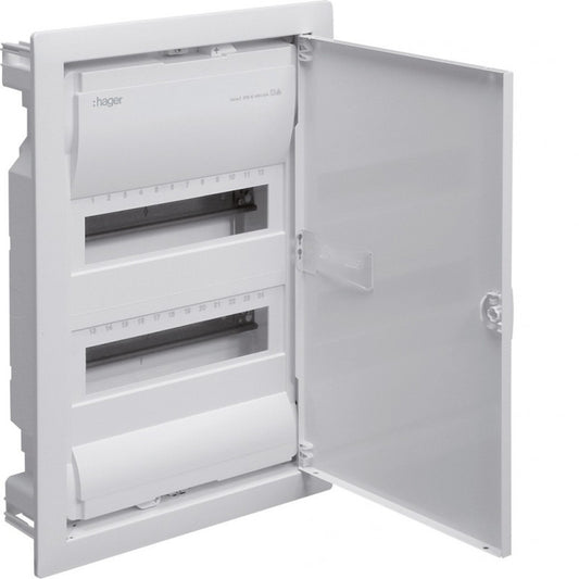 HAGER - Coffret de distribution encastré volta, 2 rangées 24 modules 755,50x348x …