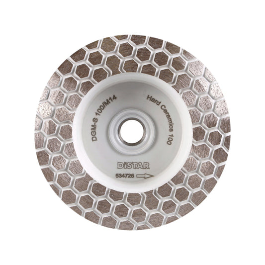 DISTAR Hard Ceramics 100 – Meule diamantée pour céramique et grès cérame – Ø 100 mm – M14