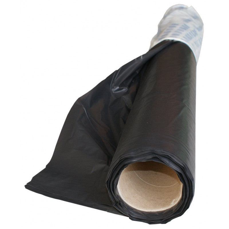 Black polyethylene under-slab damp-proof membrane 1.5m x 100m