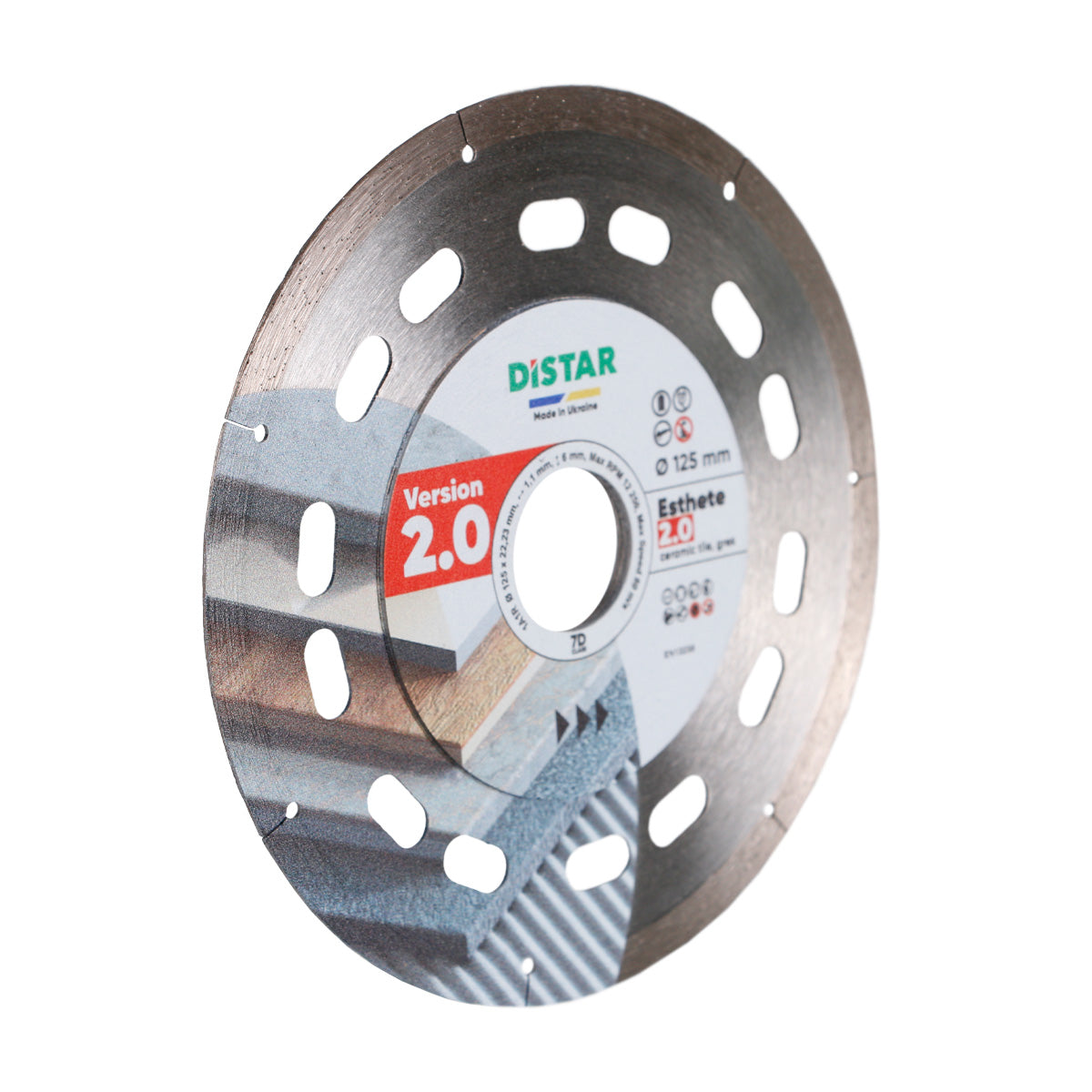 DISTAR Esthete 2.0 – Disque diamanté pour carrelage et grès cérame – Ø 125 × 1,1 mm