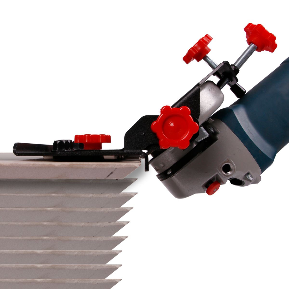 Mechanic SLIDER 45 2.0 by DISTAR – Guide de coupe à 45° pour meuleuse Ø 115 / 125 mm