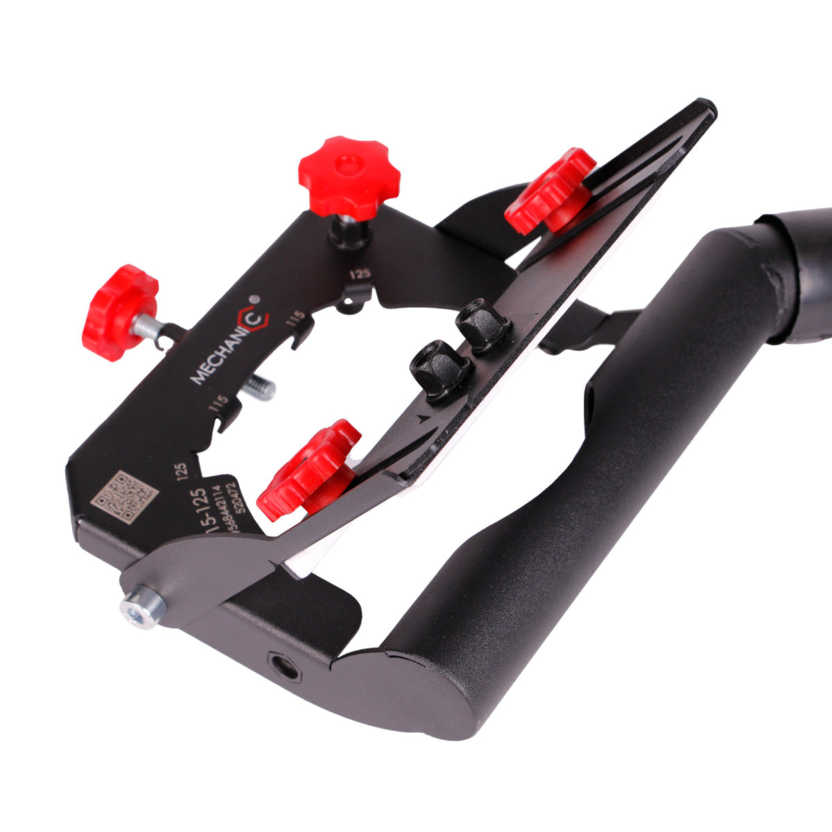 Mechanic LINER 115–125 by DISTAR – Guide de finition des chants avec aspiration pour meuleuse Ø 115 / 125 mm
