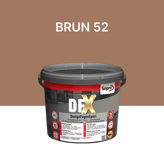 SOPRO - Joint époxy Sopro DFX Design Fugen Epoxi 56015 Brun 3 kg