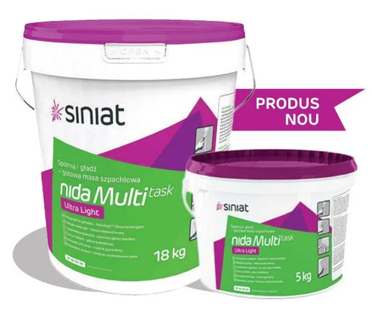 SINIAT - NIDA Multi Task Enduit prêt à l’emploi 18 kg