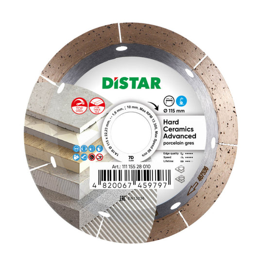 DISTAR Hard Ceramics Advanced 115 – disque diamanté