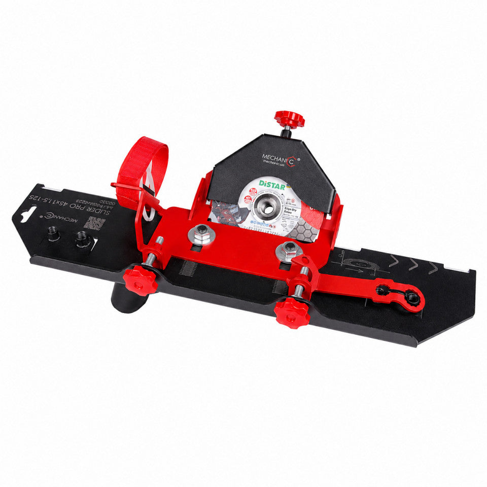 Mechanic SLIDER 45 PRO 2.0 by DISTAR – guide de coupe à 45° avec disque diamanté